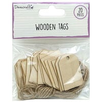 Dovecraft Wooden Tags: Pack of 20