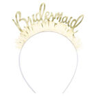 Gold Bridesmaid Headbands: Pack of 4 image number 2