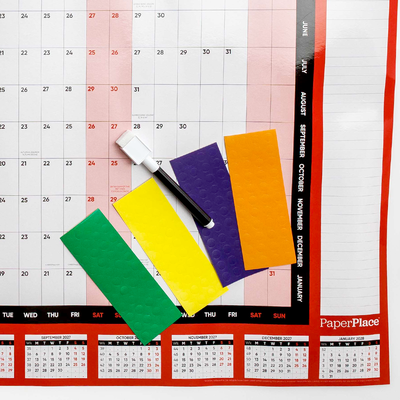 2026 Wall Planner with Dry Wipe Pen image number 2