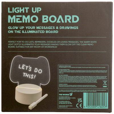 Gaming Shaped Light Up Memo Board image number 2