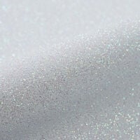 Siser Glitter Heat Transfer Vinyl 30cm x 50cm: Rainbow White
