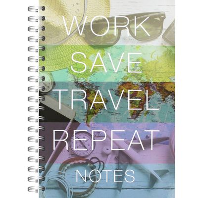 A4 Wiro Work Save Travel Notebook image number 1