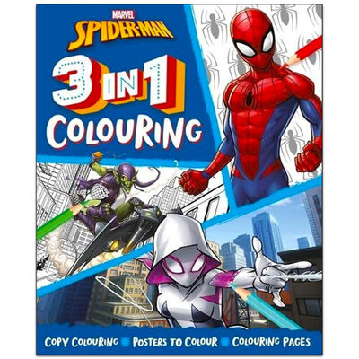 Marvel Spider-Man: 3-in-1 Colouring image number 1