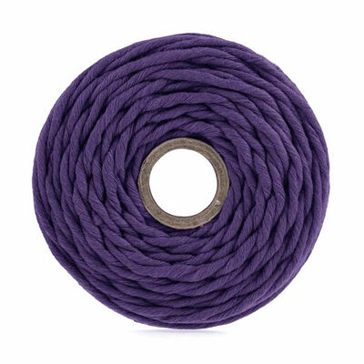 Trimits: Purple Cotton Macrame Cord 87m x 4mm image number 2