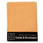 30 Kraft Cards and Envelopes - 5 x 7 Inches image number 1