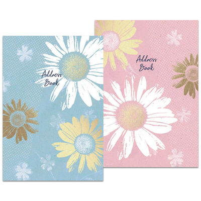 A5 Pastel Floral A-Z Index Address Book: Assorted image number 2