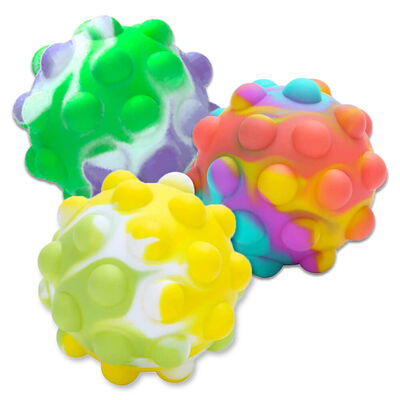 Pop ‘N’ Squeeze Fidget Ball: Assorted image number 4