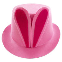 Easter Top Hat with Bunny Ears: Pink