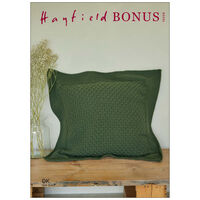 Hayfield Bonus DK: Basket Weave Floor Cushion Crochet Pattern 10259