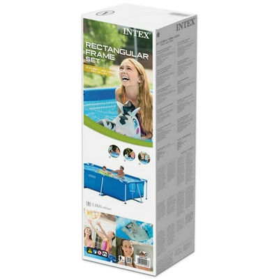 Intex Metal Frame Rectangular Swimming Pool image number 3