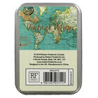 Blue Vintage Map Playing Card Tin image number 3