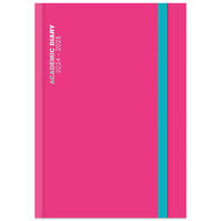 A5 Day a Page Pink 2024-2025 Academic Diary