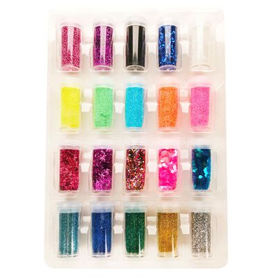 Assorted Glitter Shakers: Pack of 20 image number 3