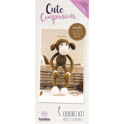 Monty The Monkey - Cute Companions Crochet Kit image number 2