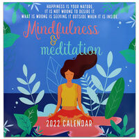 Mindfulness & Meditation 2022 Square Calendar