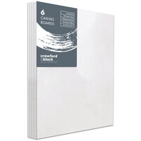 Crawford & Black 5 x 7 Inch Canvas Boards: Bundle of 72