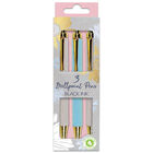 Spring Elegant Retract Ballpoint Pens: Pack of 3 image number 1