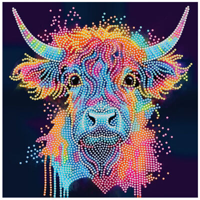 Diamond Painting: Highland Cow image number 2