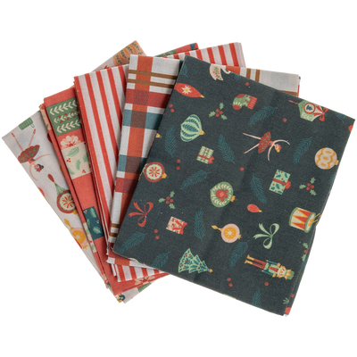 Nutcracker Fat Quarters: Pack of 5 image number 1
