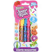 Scentos Sugar Rush Scented Highlighters: Pack of 5