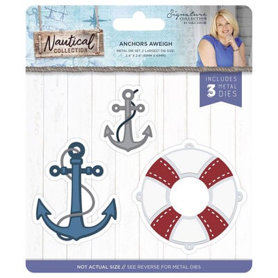 Crafters Companion Sara Signature Nautical Metal Die - Anchors Aweigh image number 1