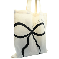 Cotton Bow Shopper Bag