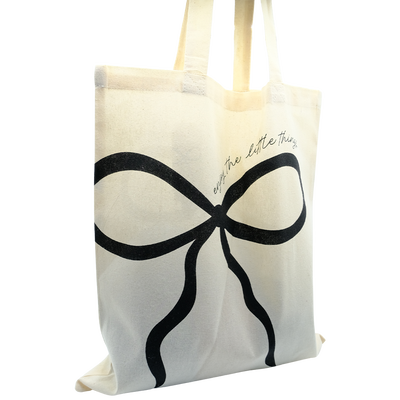 Cotton Bow Shopper Bag image number 2