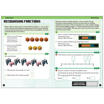 Minecraft Maths Ages 7-8: Official Workbook image number 2