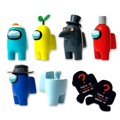 Among Us Crewmate Figures Deluxe Box: Pack of 8 image number 2