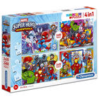 Marvel Superhero Adventures 4-in-1 Jigsaw Puzzle Set image number 1
