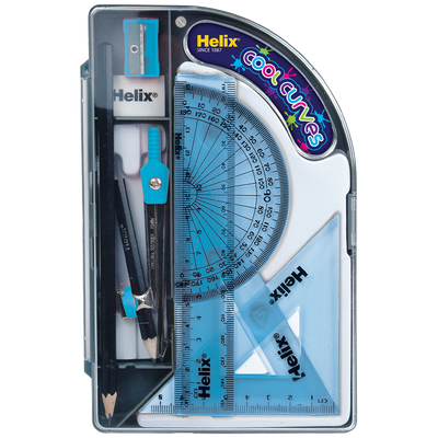 Helix Cool Curves Maths Set: Assorted image number 1