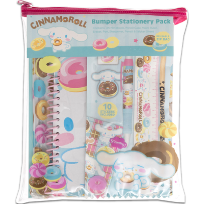 Cinnamoroll Bumper Stationery Set: 9 Piece Set image number 1