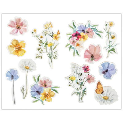 Wildflower 3D Toppers: Pack of 12 image number 1
