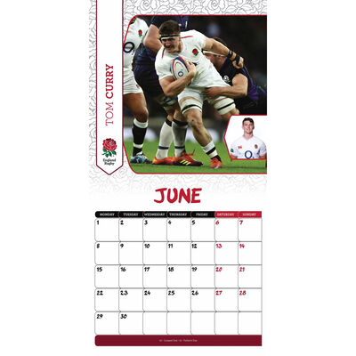 England Rugby Official 2020 Calendar image number 2