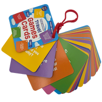 PlayWorks Travel Cards Keyring Game