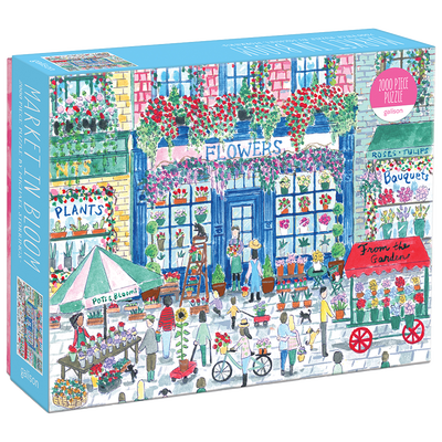 Michael Storrings Market in Bloom 2000 Piece Jigsaw Puzzle image number 1