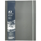 Crawford & Black Casebound Sketchbook A3 Black/Grey: Assorted image number 3