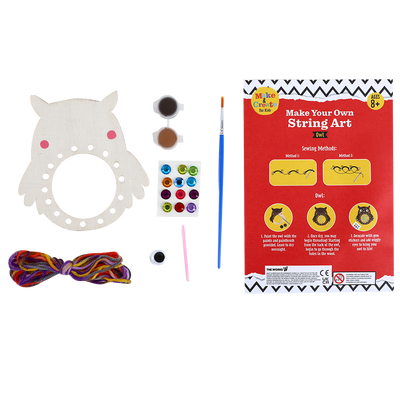 Make Your Own Owl String Art image number 2