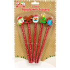 XMA20 5pk Pencil Toppers image number 1