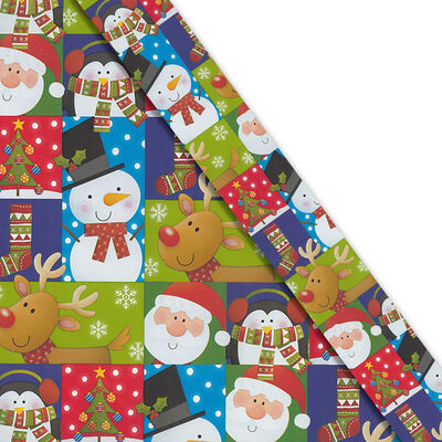Christmas Gift Wrap 5m: Assorted Animals image number 1