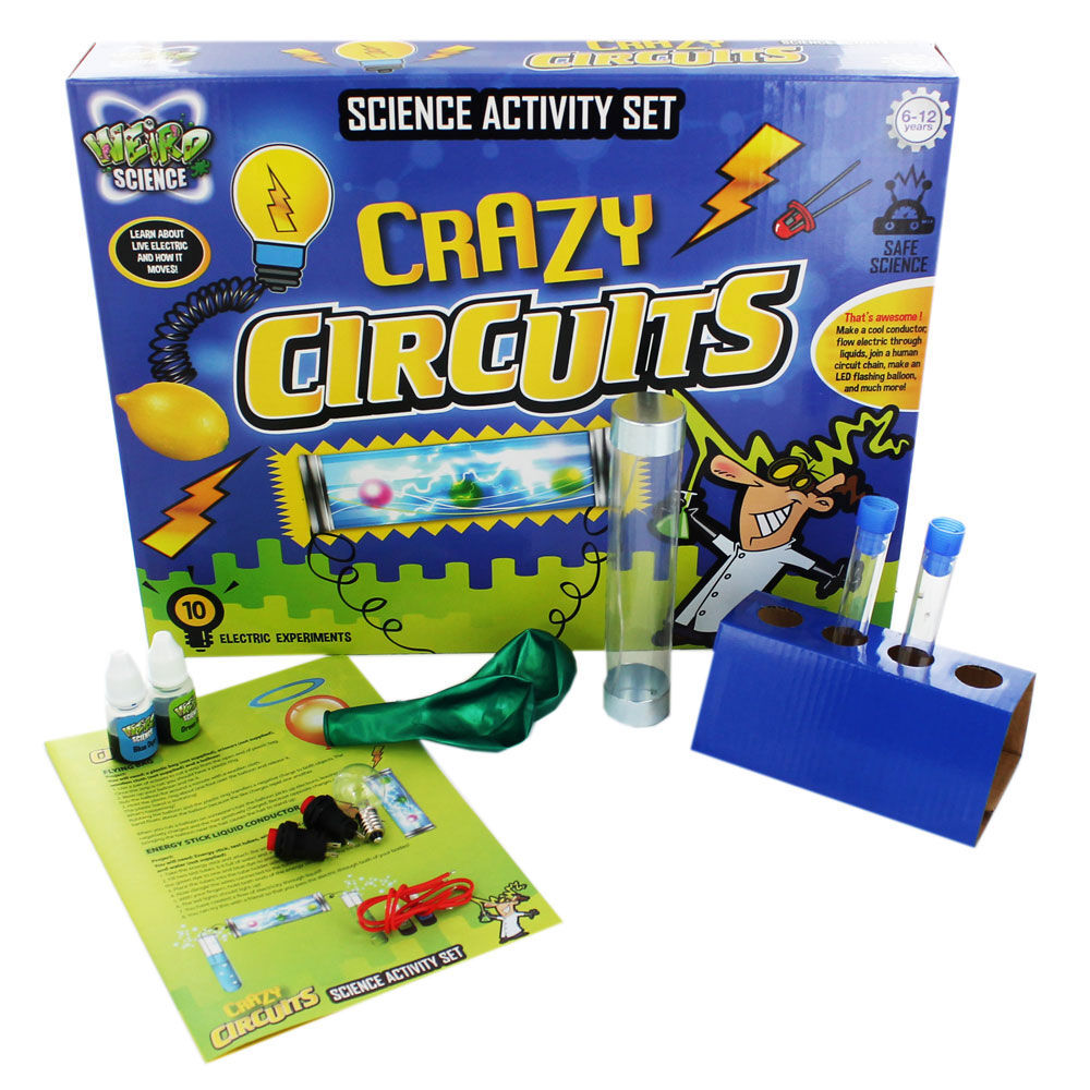 Details about   Weird Science Set Crazy Circuits Electricity Laboratory Equipment Experiment Kit 