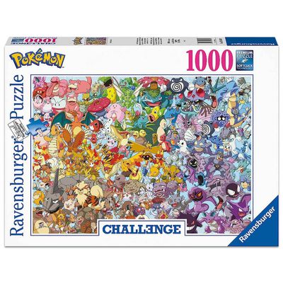 Pokemon Challenge 1000 Piece Jigsaw Puzzle image number 1