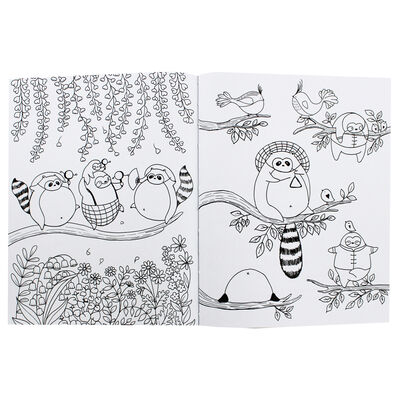 A Million Sloths: Super-Cute Creatures to Colour image number 2