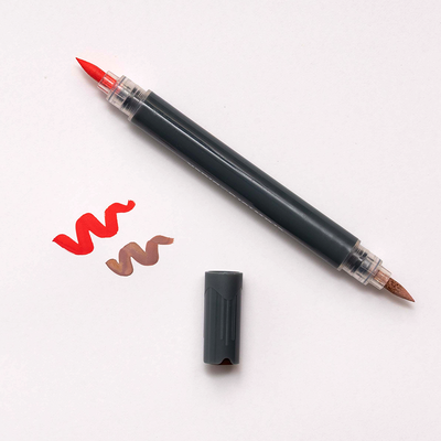 Crawford & Black Twin Tip Acrylic Brush Pens: Pack of 60 image number 4