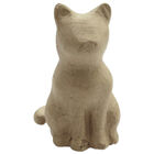 Decopatch Papier Mache Figure: Sitting Cat image number 1