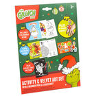 The Grinch Activity & Velvet Art Set image number 1