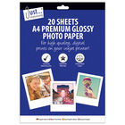 A4 Premium Glossy Photo Paper: 20 Sheets image number 1