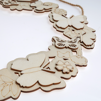 Wooden Butterfly Spring Wreath