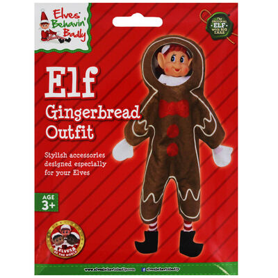 Elf Gingerbread Outfit image number 1
