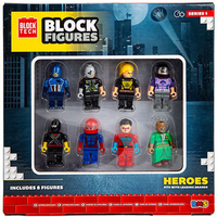 Block Tech Series 1 Figures: Pack of 8: Assorted